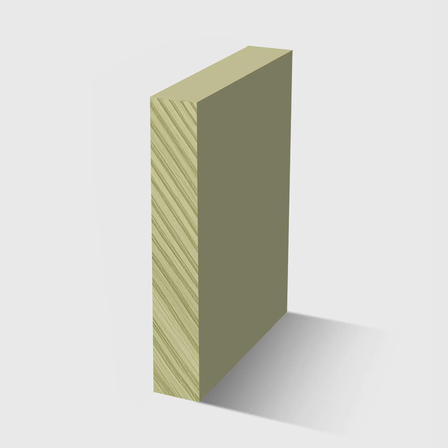 A rectangle timber moulding in H3 Primed Pine 66 x 11mm