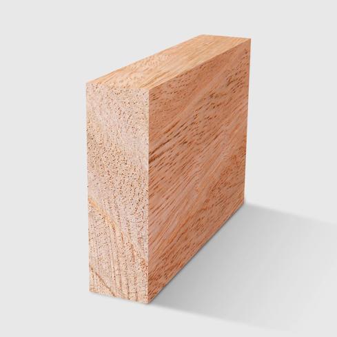 A rectangle timber moulding in Eucalyptus Grandis 40 x 12mm