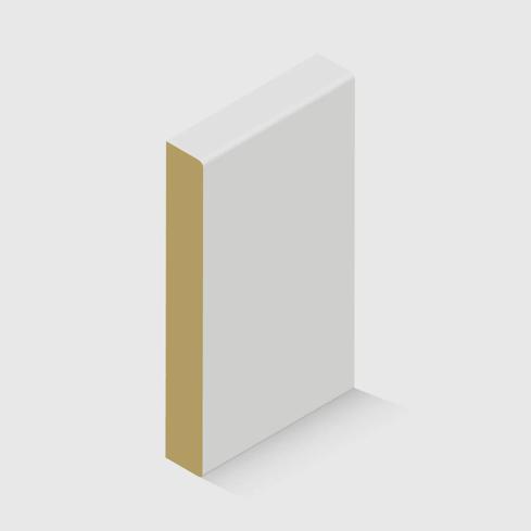 A rectangle moulding in MDF 110 x 12mm