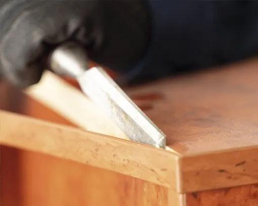 Melamine particleboard recycled.