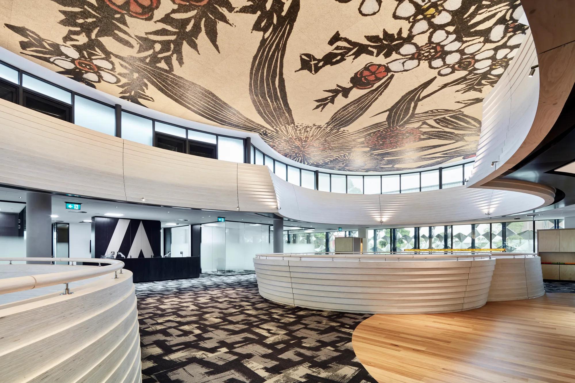 Ecoply plywood at Monash University Chancellery