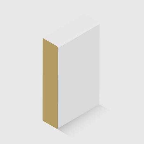 A rectangle moulding in MDF 100 x 18mm
