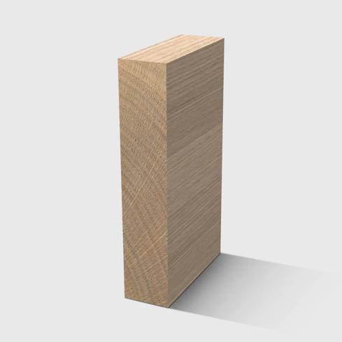 A rectangle timber moulding in Tasmanian Oak 90 x 18mm