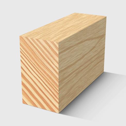 A rectangle timber moulding in Clear Pine 30 x 18mm