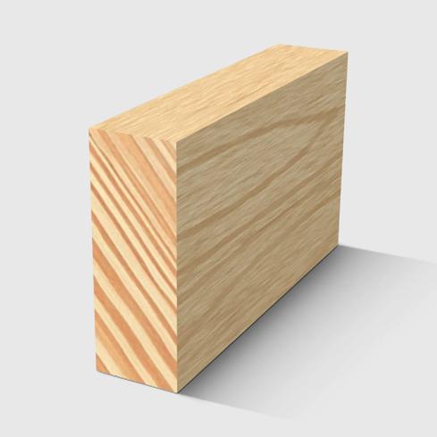 A rectangle timber moulding in General Purpose Pine 70 x 30mm