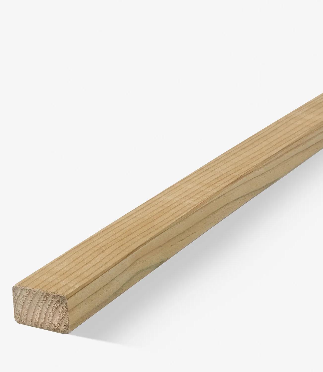 Porta H3 treated pine fence rail, 75 x 50mm