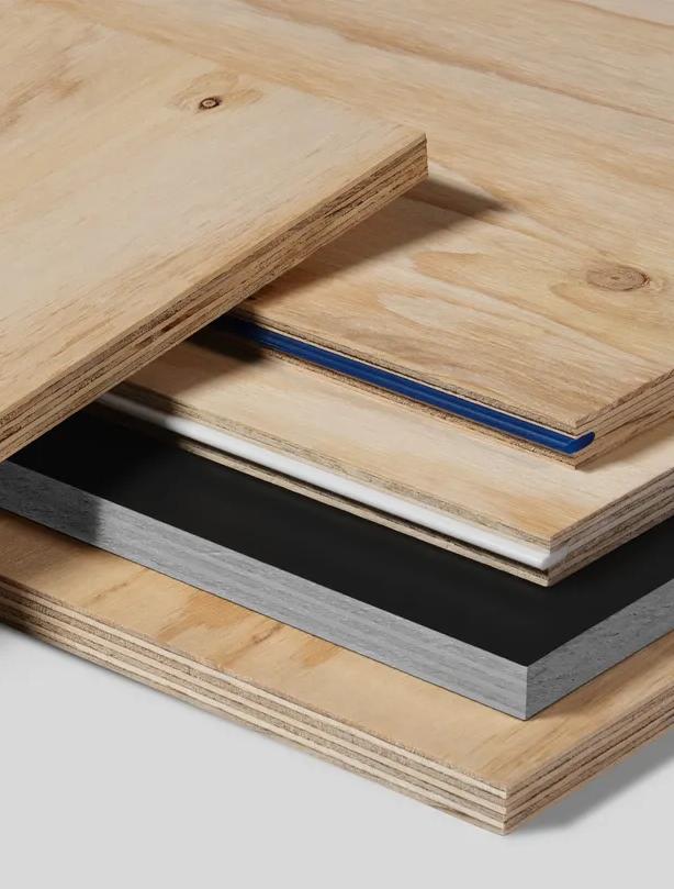 STRUCTAply panels stacked on top of each other
