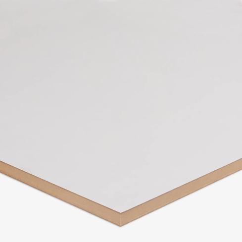 An MDF panel 12mm White