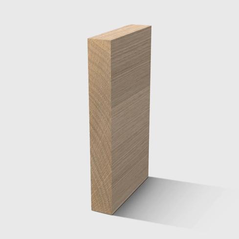 A rectangle timber moulding in Tasmanian Oak 90 x 12mm