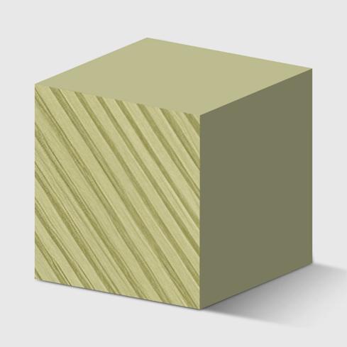 A square timber moulding in H3 Primed Pine 18 x 18mm