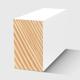 A rectangle timber moulding in Primed FJ Pine 30 x 18mm