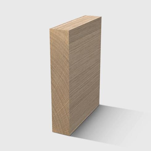 A rectangle timber moulding in Tasmanian Oak 65 x 12mm
