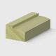 a timber moulding with a flat top and a shallow curved bevel along one side in H3 Primed FJ Pine 66 x 42mm