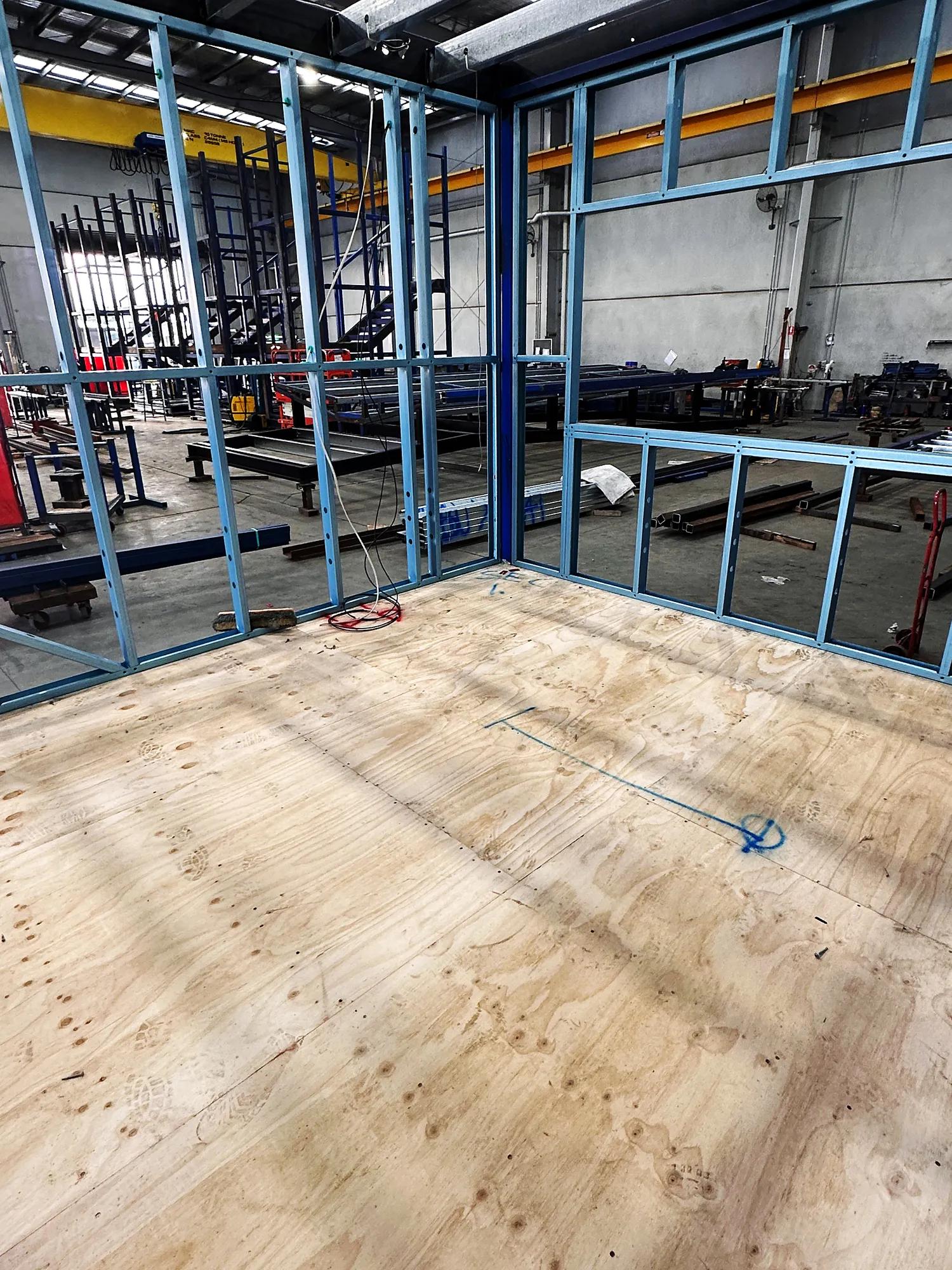Ecoply Plyfloor at Grove Group project