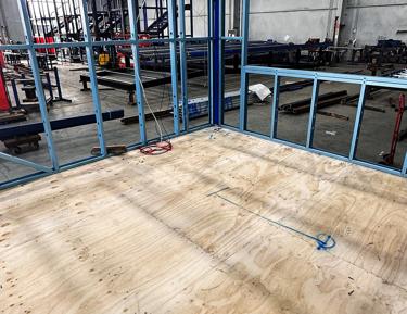 Ecoply Plyfloor at Grove Group project