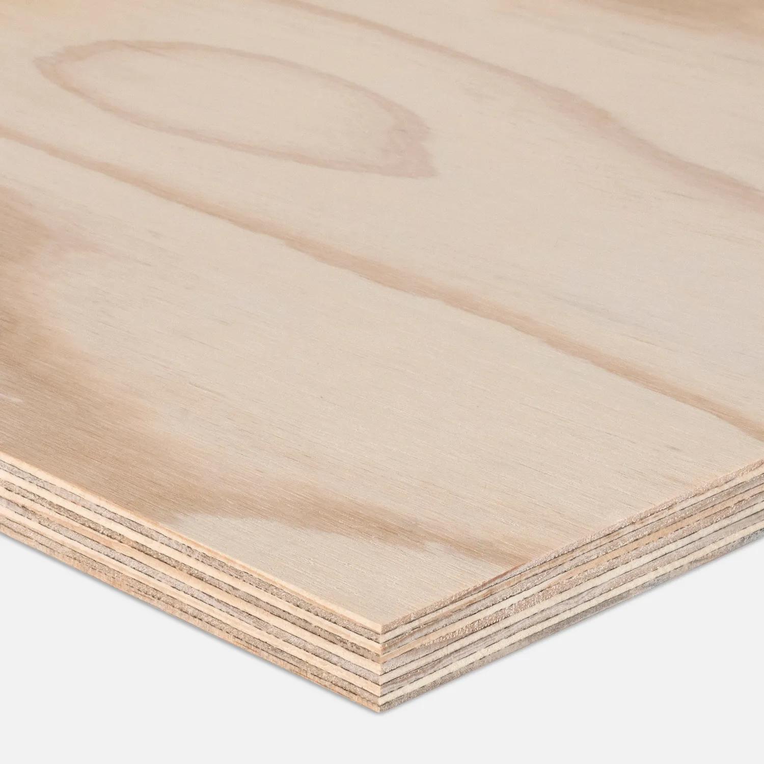 CUSTOMply Non-Structural plywood panel, 25mm thick, 3000 x 1200mm sheet, 9-ply