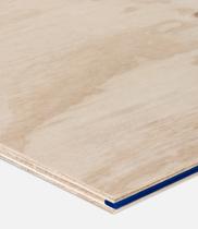 A STRUCTAply panel corner with blue tongue edge