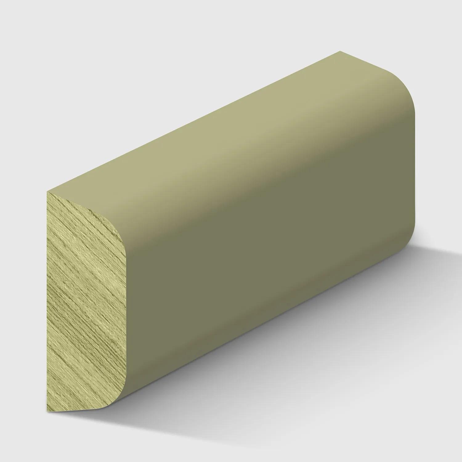 A  timber moulding with a curved top and bottom in H3 Primed FJ Pine 30 x 12mm