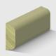A  timber moulding with a curved top and bottom in H3 Primed FJ Pine 30 x 12mm