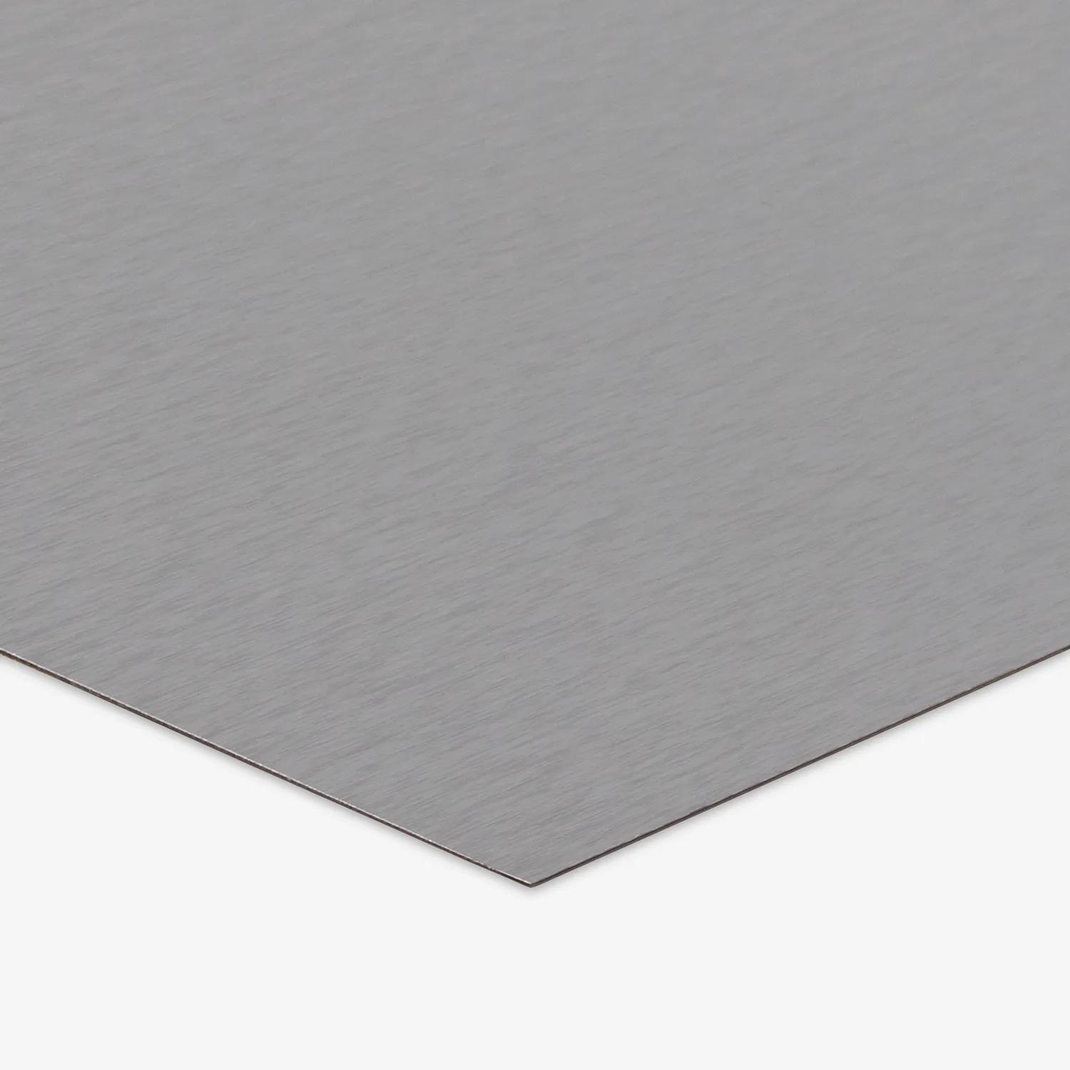 Porta Everyday Materials brushed aluminium laminate for kick boards