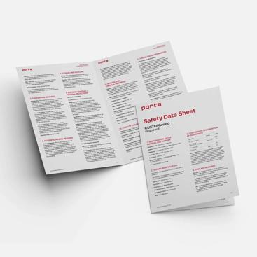 A printed document and an electronic device displaying the same document in digital format