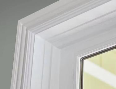 A window frame made Porta architrave moulding