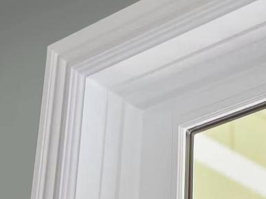 A window frame made Porta architrave moulding