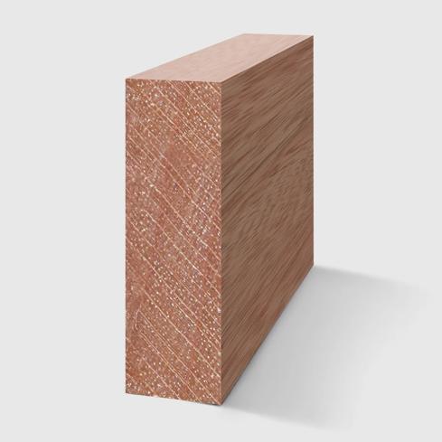 A rectangle timber moulding in Meranti 92 x 29mm