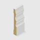 A white-painted MDF skirting board with a decorative triple-curve profile along the top 135 x 18mm