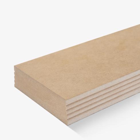 A Raw MDF Stop End 25mm