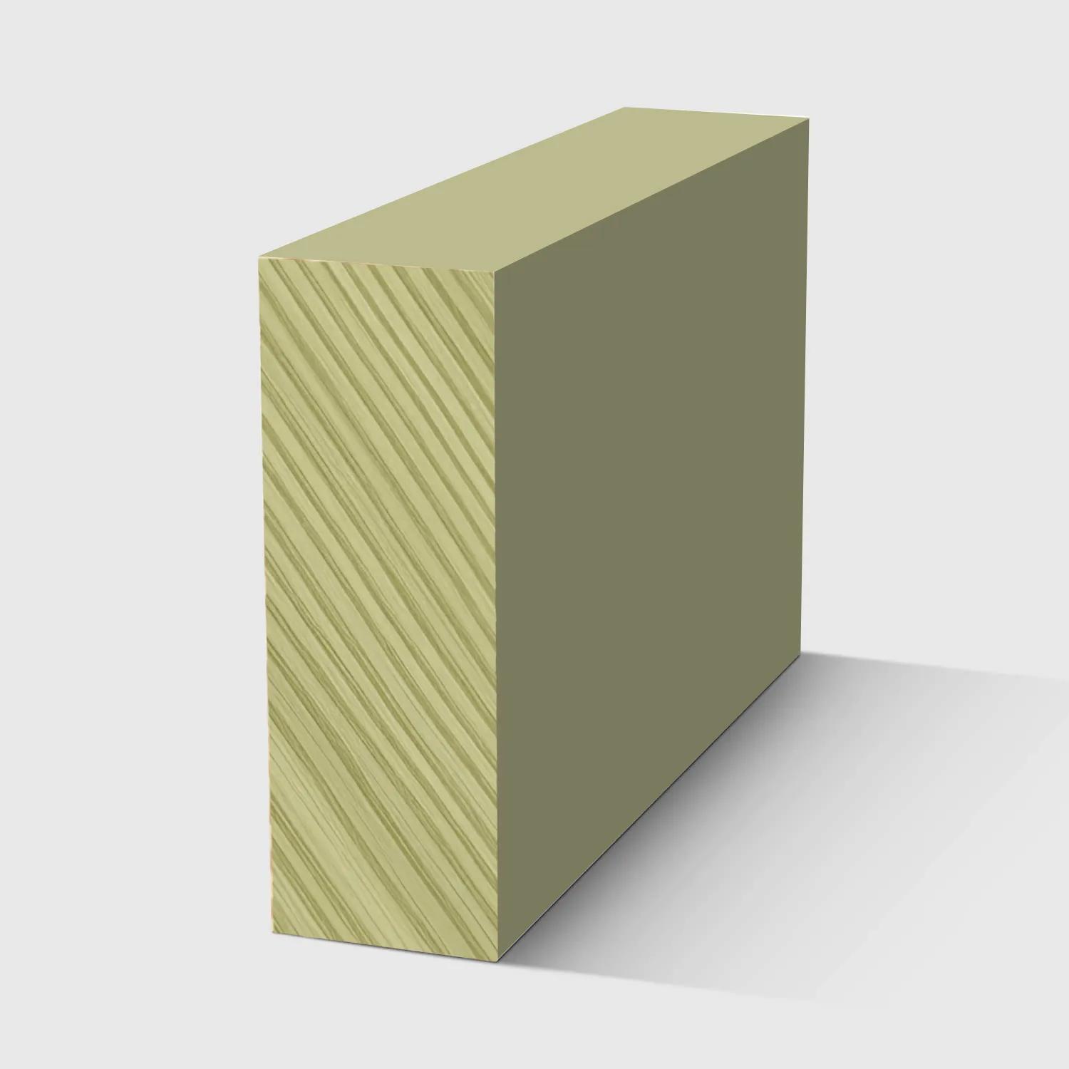 A rectangle timber moulding in H3 Primed Pine 30 x 11mm