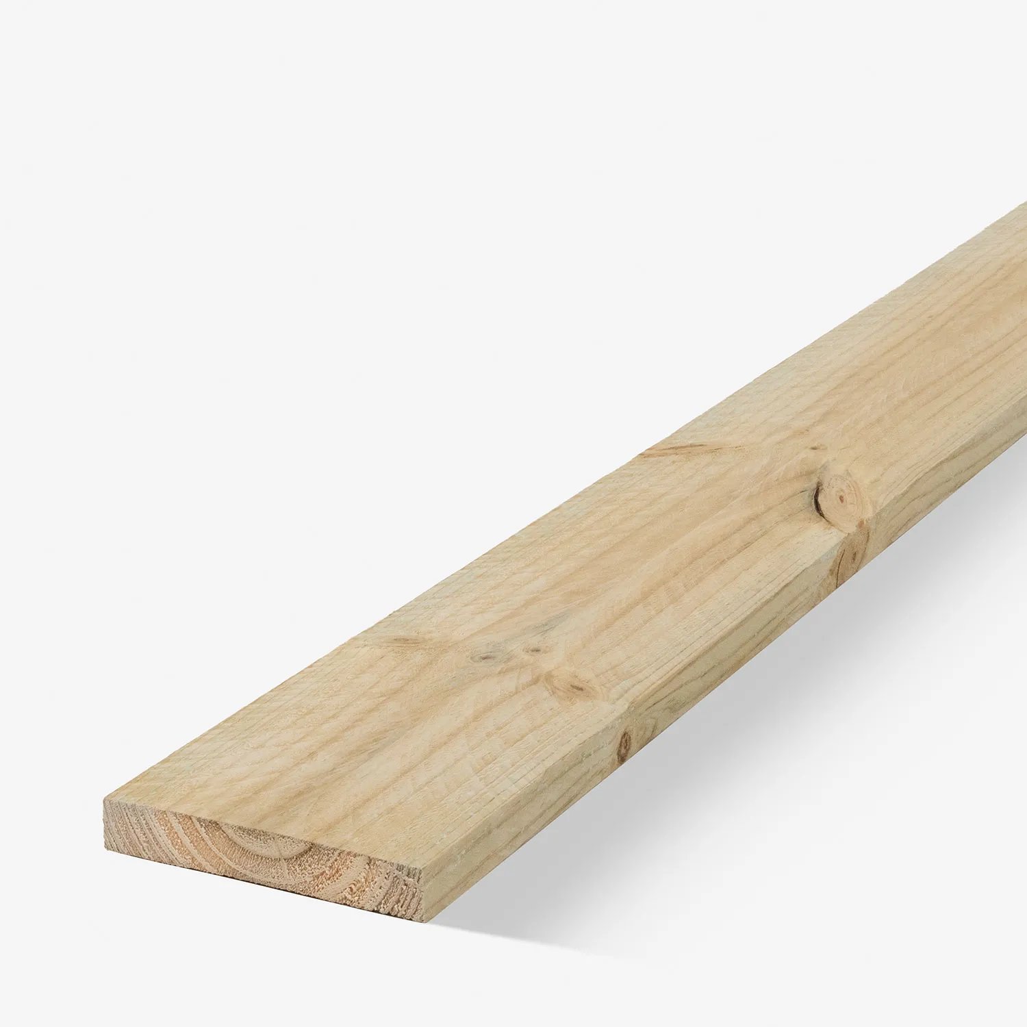 Porta H4 treated pine fence post with bracket, 150 x 25mm