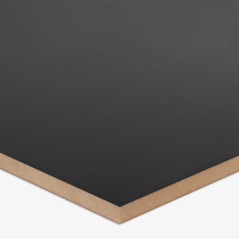 An MDF panel 18mm Black