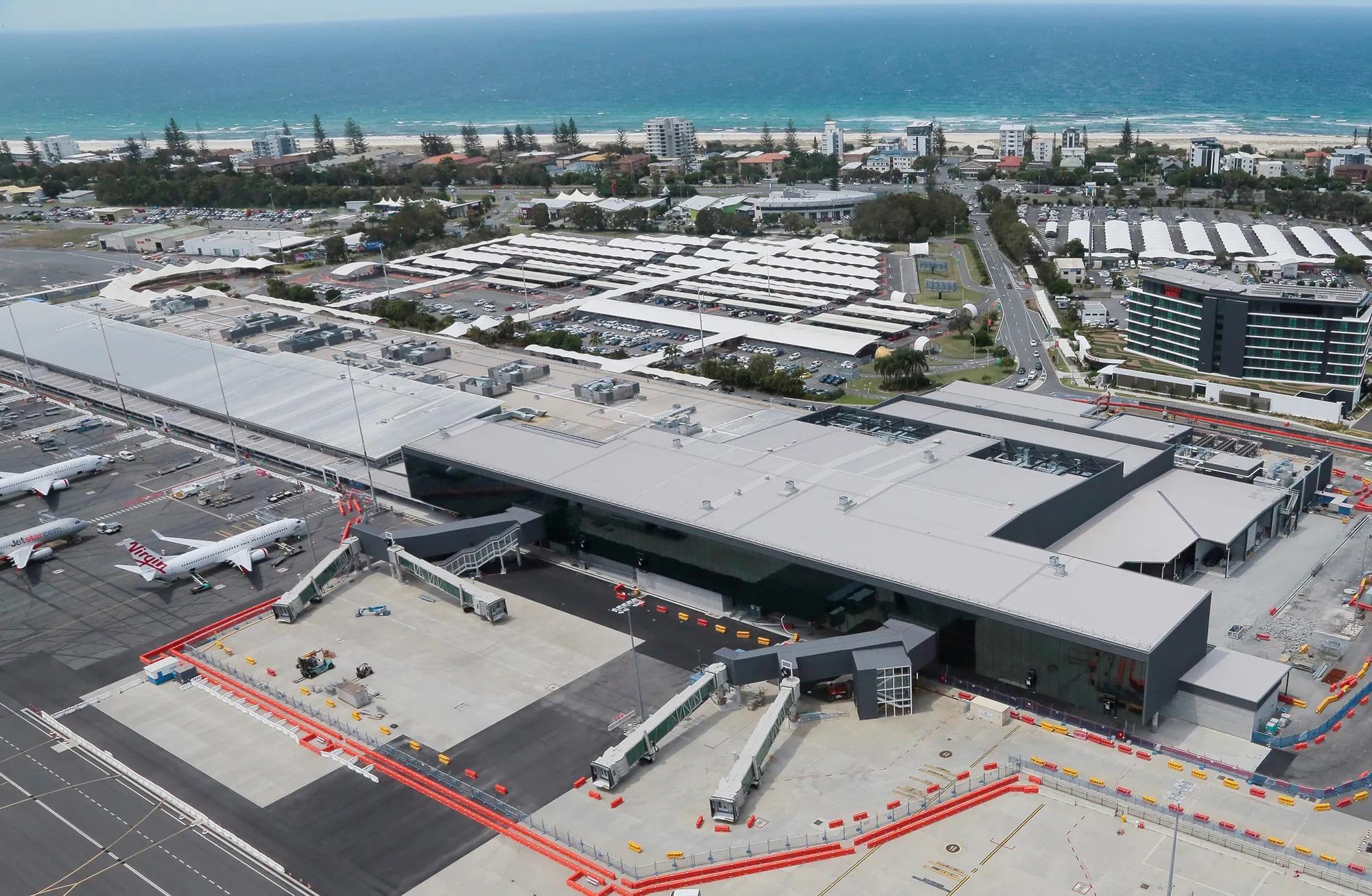 Ecoply plywood at Gold Coast Airport Terminal Expansion