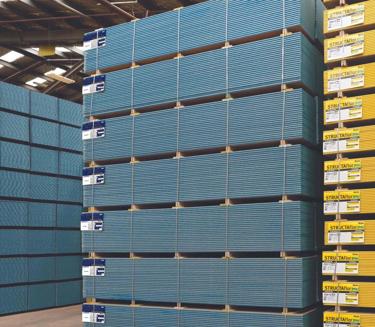 pallets of STRUCTAflor in a warehouse