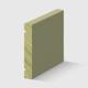 a flat timber fascia board with a small recessed s along one in H3 Primed FJ Pine 190 x 30mm 2.7m