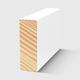 A rectangle timber moulding in Primed FJ Pine 30 x 11mm