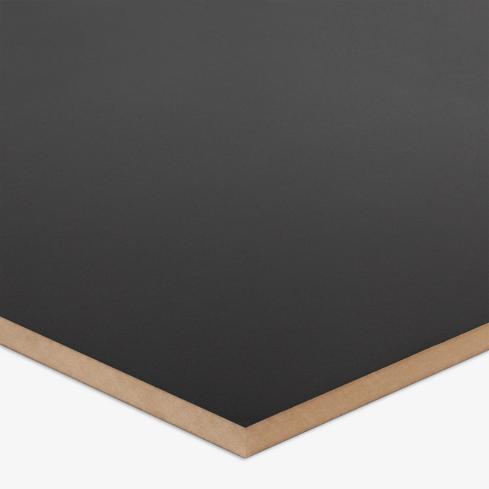 An MDF panel 16mm Black