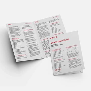 A safety data sheet (SDS) thumbnail