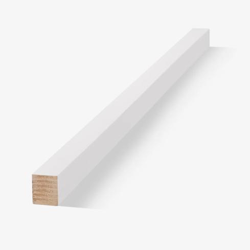 Porta Everyday Materials 1 x 1 white vinyl batten accessory