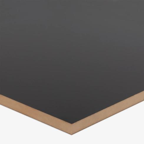 An MDF panel 18mm Black