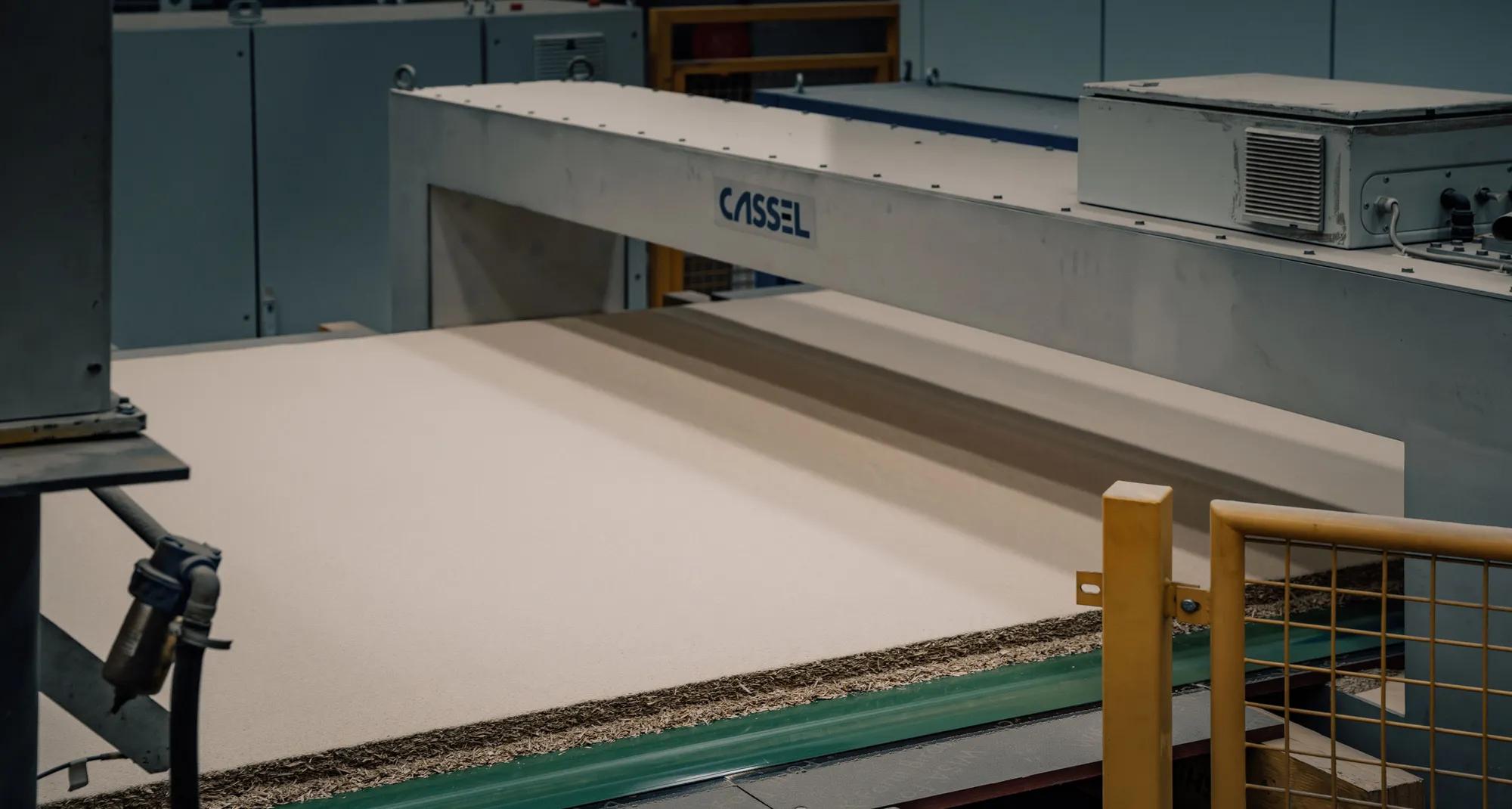 Conveyor belt on industrial machine