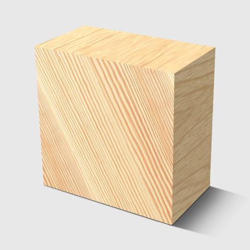A rectangle timber moulding in General Purpose Pine 90 x 90mm