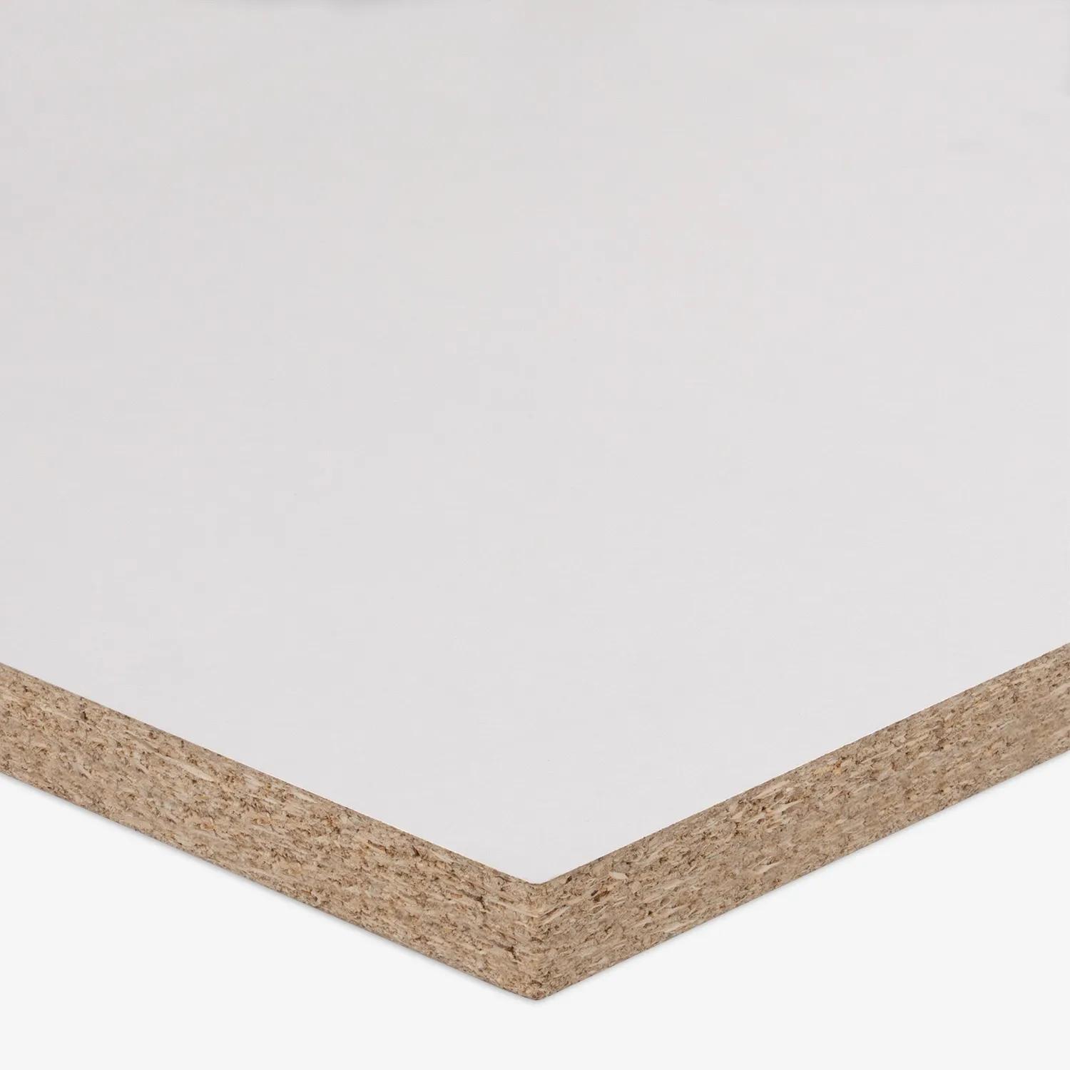 A particleboard panel 25mm White