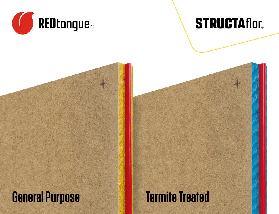 Blog image illustrating Redtongue (RT) flooring from the Structaflor tongues guide