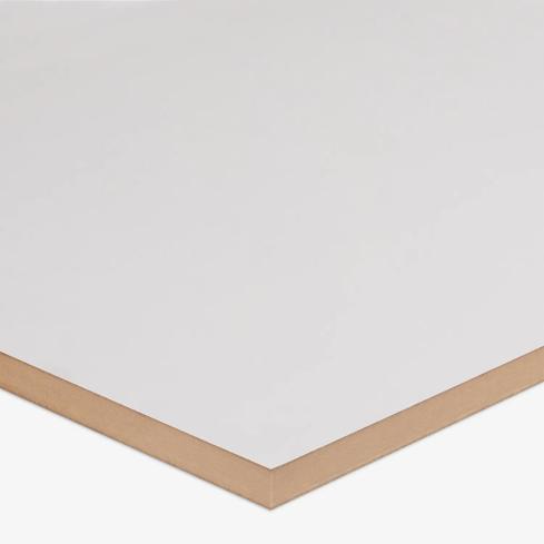 An MDF panel 16mm White