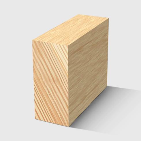 A rectangle timber moulding in Clear Pine 40 x 18mm