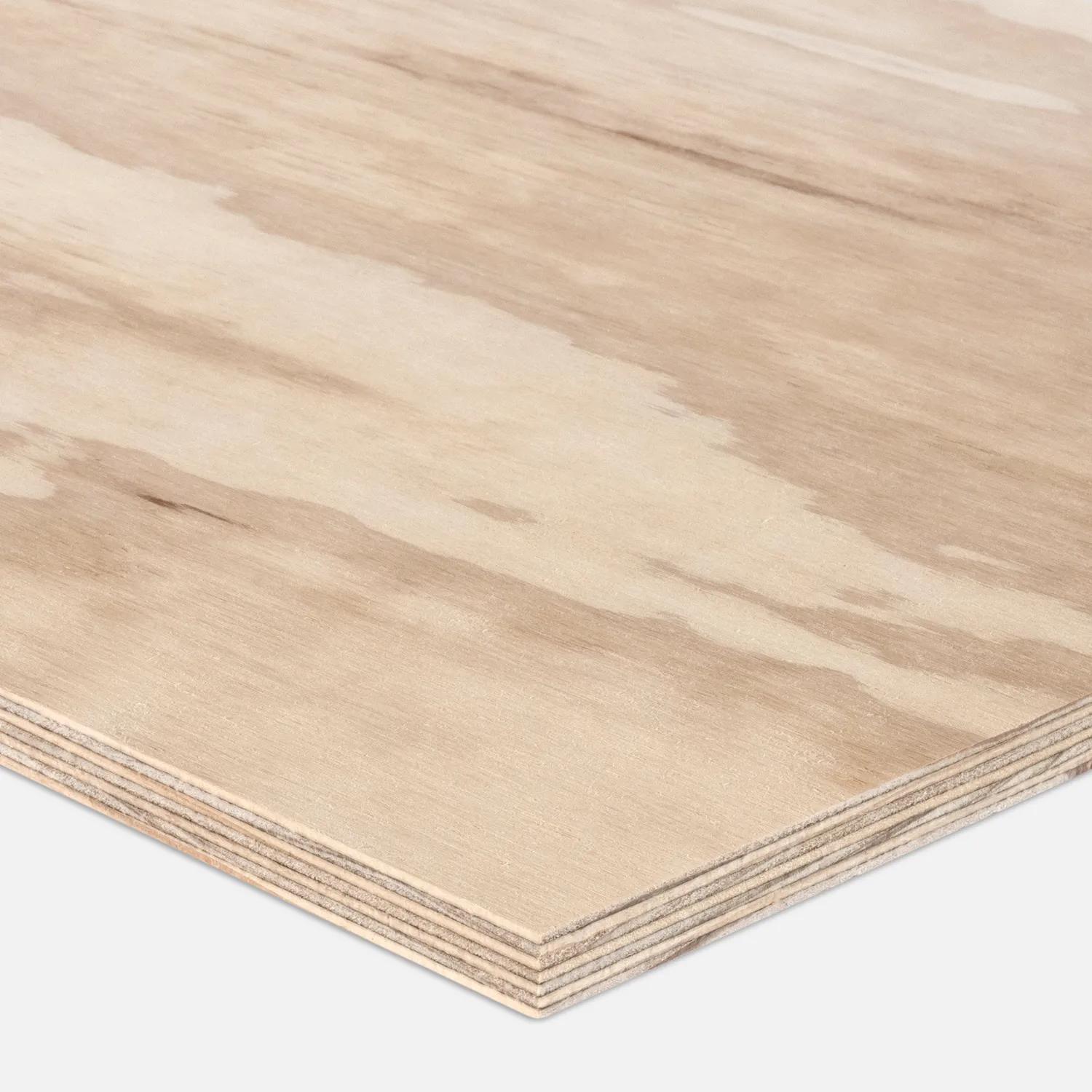 CUSTOMply Non-Structural plywood panel, 17mm thick, 2400 x 1200mm sheet, 7-ply