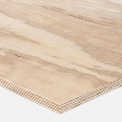 CUSTOMply Non-Structural plywood panel, 17mm thick, 2400 x 1200mm sheet, 7-ply