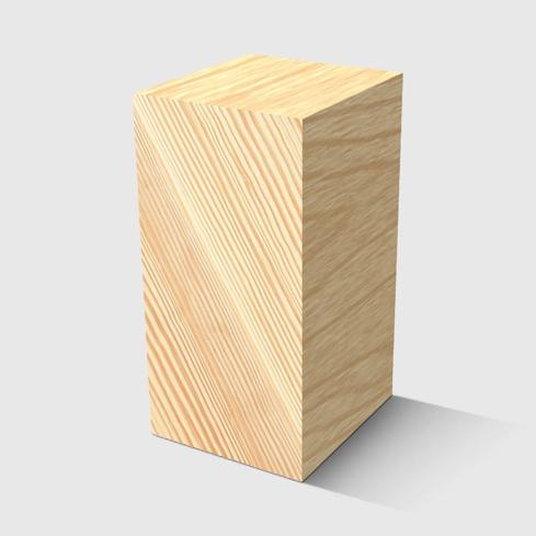 A rectangle timber moulding in General Purpose Pine 90 x 45mm